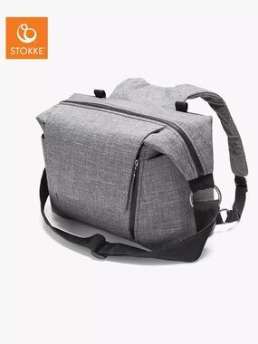 Stokke Grey Duffel Backpack - Versatile Travel Bag